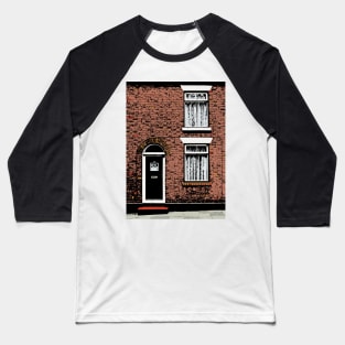 77 Barton Street, Macclesfield / Ian Curtis Original Fan Art Design Baseball T-Shirt